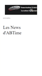 Mobile Screenshot of abtime.fr